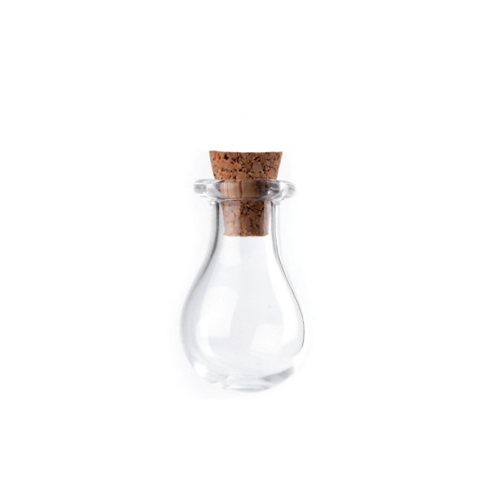 Sticlute cu dop de pluta, stea, balon, inima - Transparent (5 Fiole) Sticlute cu dop de pluta, stea, balon, inima - Transparent (5 Fiole)