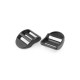 Cataramă de ajustare 20 mm - Negru (5 Bucăți)