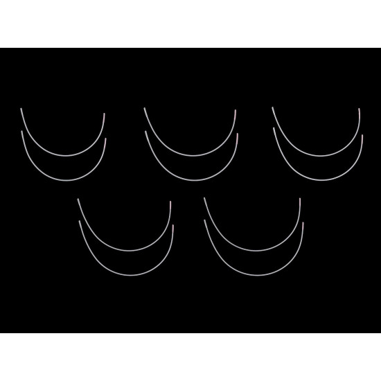 Intarituri sutien - Alb (10 Perechi) Intarituri sutien - Alb (10 Perechi)