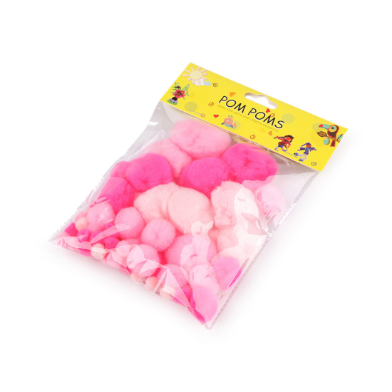Pompoane mix de dimensiuni - Bej maroniu (1 Sac)