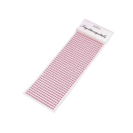 Strasuri din plastic autoadezive ø5 mm - Cristal (1 Card) Strasuri din plastic autoadezive ø5 mm - Cristal (1 Card)