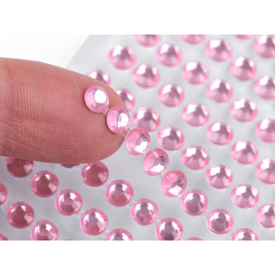 Strasuri din plastic autoadezive ø5 mm - Cristal (1 Card) Strasuri din plastic autoadezive ø5 mm - Cristal (1 Card)