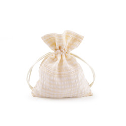 Saculet cadou 10x13 cm - Bej deschis (1 Bucată)