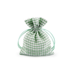 Saculet cadou 10x13 cm - Verde pastel deschis (1 Bucată)