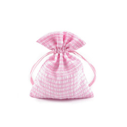 Saculet cadou 10x13 cm - Roz deschis (1 Bucată)