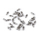 Piesa de legatura pentru lanț cu bile 3x8 mm - Nichel (500 Bucăți)