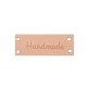 Eticheta din piele handmade, with love 16x44 mm - Maro (10 Bucăți) Eticheta din piele handmade, with love 16x44 mm - Maro (10 Bucăți)