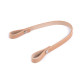 Maner din piele pentru geanta, latime 1 cm, lungime 30 cm - Natural mediu (1 Bucată) Maner din piele pentru geanta, latime 1 cm, lungime 30 cm - Natural mediu (1 Bucată)