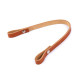 Maner din piele pentru geanta, latime 1 cm, lungime 30 cm - Natural mediu (1 Bucată) Maner din piele pentru geanta, latime 1 cm, lungime 30 cm - Natural mediu (1 Bucată)