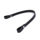 Maner din piele pentru geanta, latime 1 cm, lungime 30 cm - Natural mediu (1 Bucată) Maner din piele pentru geanta, latime 1 cm, lungime 30 cm - Natural mediu (1 Bucată)