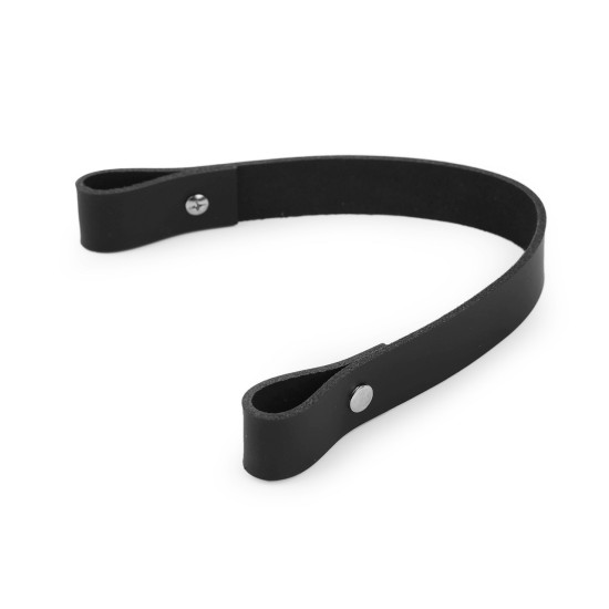 Maner din piele pentru geanta latime 2 cm lungime 30 cm - Negru (1 Bucată) Maner din piele pentru geanta latime 2 cm lungime 30 cm - Negru (1 Bucată)