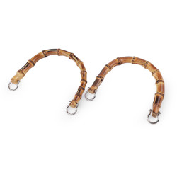 Manere bambus genti15x18 cm - Bambus închis (10 Bucăți)