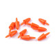 Nas / morcov pentru figurine 8x23 mm - Portocaliu (10 Bucăți) Nas / morcov pentru figurine 8x23 mm - Portocaliu (10 Bucăți)