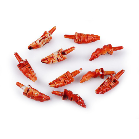 Nas / morcov pentru figurine 10x31 mm - Portocaliu (200 Bucăți) Nas / morcov pentru figurine 10x31 mm - Portocaliu (200 Bucăți)