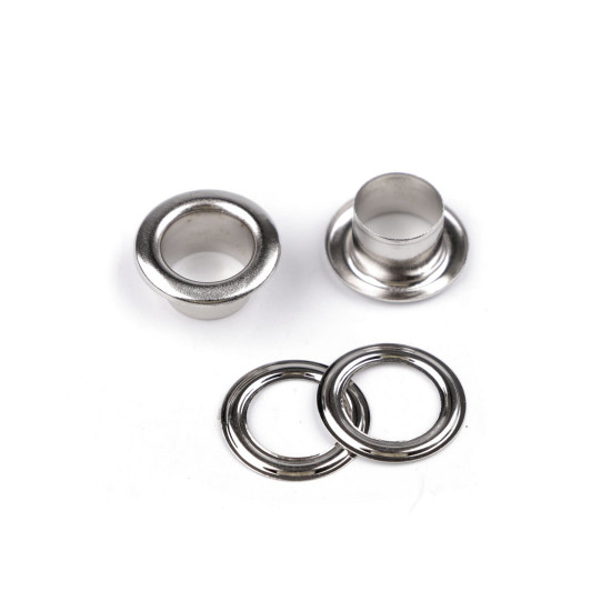 Ocheți metalici ø10 mm interior / ø17 mm exterior - Alamă antică (1000 Perechi)