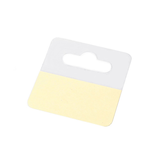 Agățătoare autoadezivă 50x50 mm - Transparent (300 Bucăți)