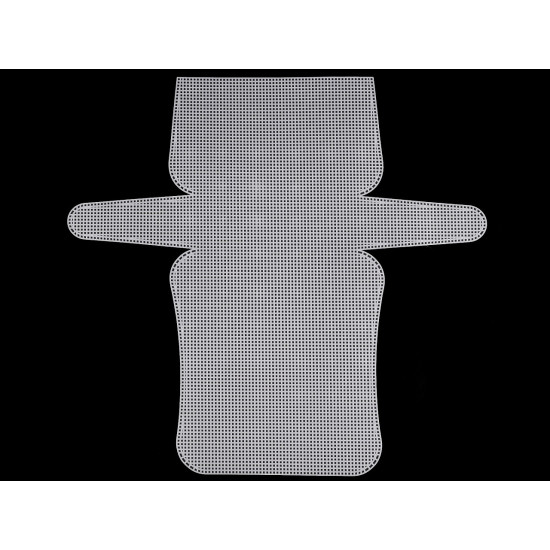 Plasa din plastic broderie / grilă pentru geantă - Negru (1 Bucată) Plasa din plastic broderie / grilă pentru geantă - Negru (1 Bucată)