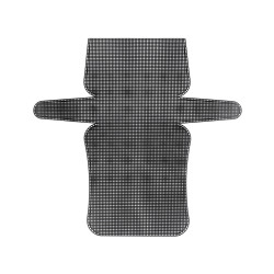 Plasa din plastic broderie / grilă pentru geantă - Negru (1 Bucată)