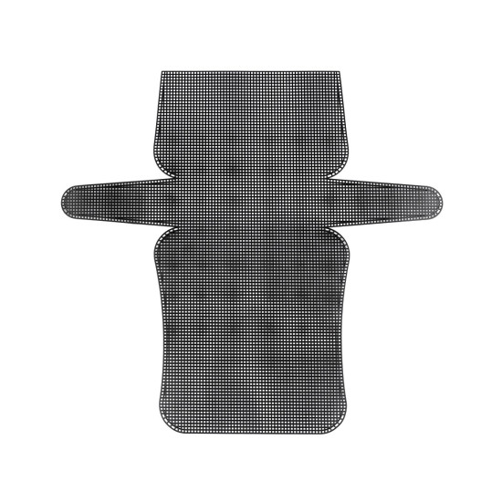 Plasa din plastic broderie / grilă pentru geantă - Negru (1 Bucată) Plasa din plastic broderie / grilă pentru geantă - Negru (1 Bucată)