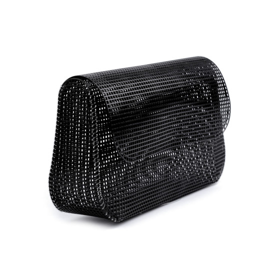 Plasa din plastic broderie / grilă pentru geantă - Negru (1 Bucată) Plasa din plastic broderie / grilă pentru geantă - Negru (1 Bucată)