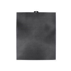 Plasa din plastic broderie 26x33,5 cm - Negru (1 Bucată)