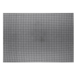 Plasa din plastic pemtru broderie / tapiserie 42x60 cm - Negru (1 Bucată)