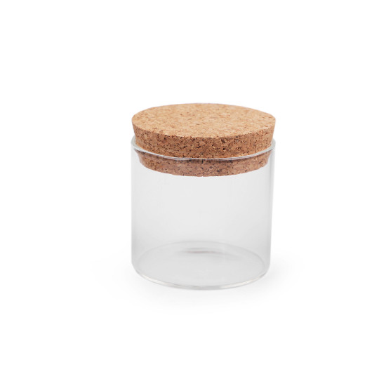 Sticluță cu dop de plută - Transparent (12 Fiole) Sticluță cu dop de plută - Transparent (12 Fiole)