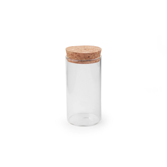 Sticluță cu dop de plută - Transparent (12 Fiole) Sticluță cu dop de plută - Transparent (12 Fiole)