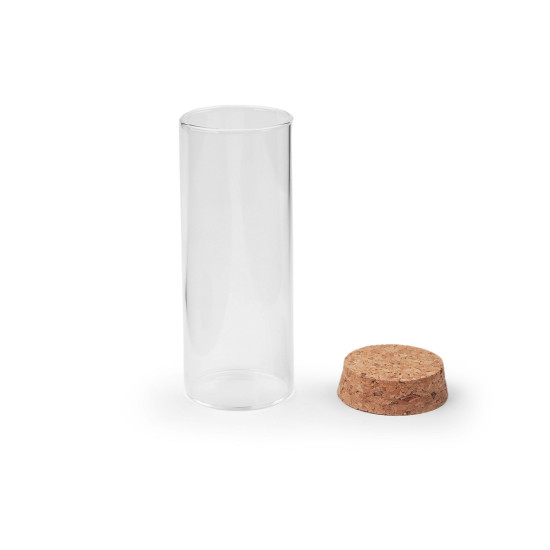 Sticluță cu dop de plută - Transparent (12 Fiole) Sticluță cu dop de plută - Transparent (12 Fiole)