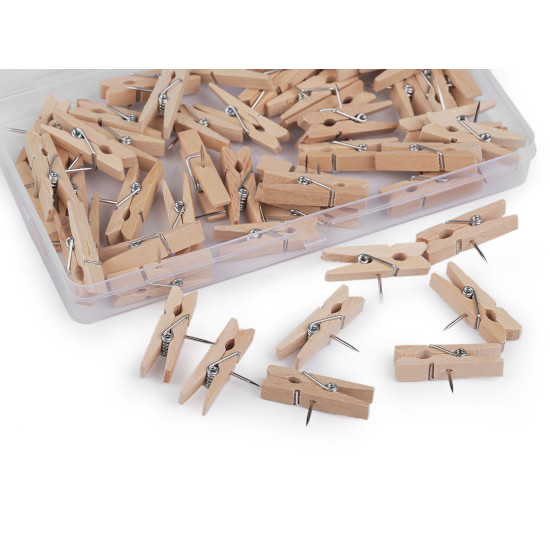 Clesti cu cui 7x35 mm - Natural deschis (5 Cutii)