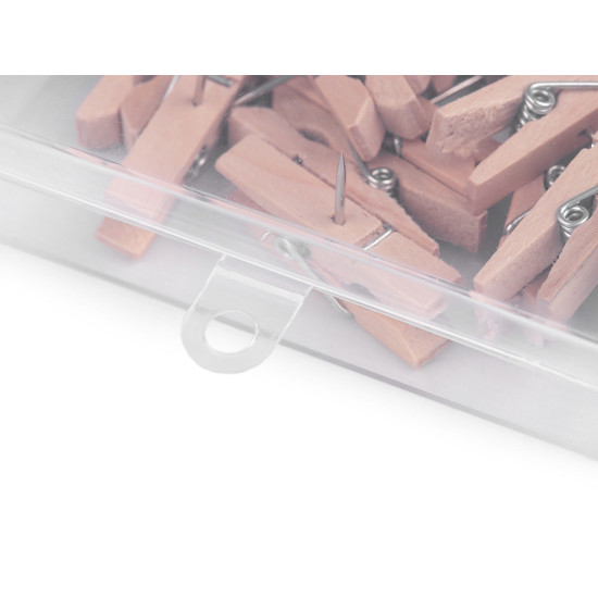 Clesti cu cui 7x35 mm - Natural deschis (5 Cutii)