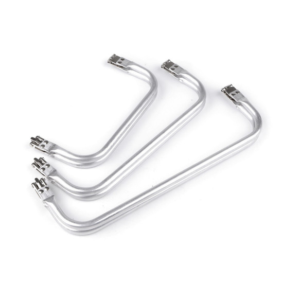 Cadru din aluminiu pentru genți - Nichel (5 Bucăți) Cadru din aluminiu pentru genți - Nichel (5 Bucăți)