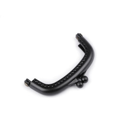 Rama din plastic pentru genti 9x7,3 cm - Negru (1 Bucată)