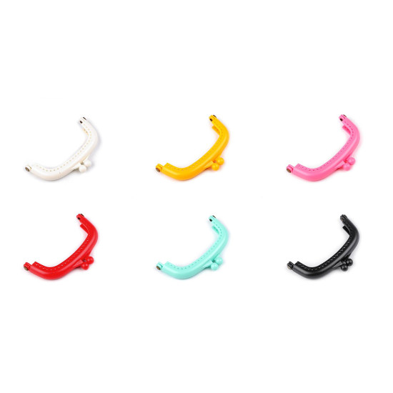 Rama din plastic pentru genti 9x7,3 cm - Negru (1 Bucată) Rama din plastic pentru genti 9x7,3 cm - Negru (1 Bucată)