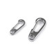 Carabină din oțel inoxidabil 3; 4 mm - Platinum (1 Bucată)