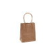 Pungă de hârtie 12x15 cm - Maro natural (5 Bucăți) Pungă de hârtie 12x15 cm - Maro natural (5 Bucăți)