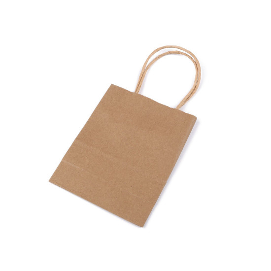 Pungă de hârtie 12x15 cm - Maro natural (5 Bucăți) Pungă de hârtie 12x15 cm - Maro natural (5 Bucăți)