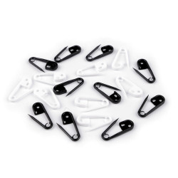 Ace de siguranță pentru tricotat 8x24 mm - Negru (1000 Bucăți)