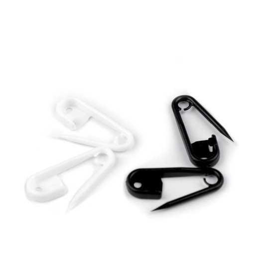 Ace de siguranță pentru tricotat 8x24 mm - Negru (20 Bucăți)