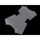 Plasa / grila din plastic pentru geanta de mana - Alb (1 Bucată) Plasa / grila din plastic pentru geanta de mana - Alb (1 Bucată)