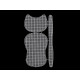 Plasă din plastic / grilă pentru geantă de mână - Alb (12 Bucăți) Plasă din plastic / grilă pentru geantă de mână - Alb (12 Bucăți)