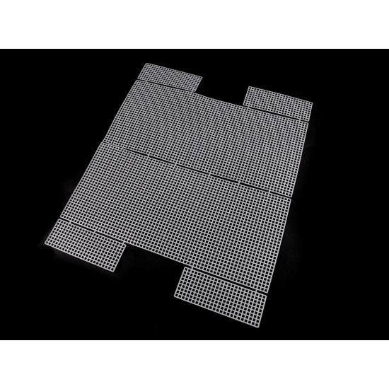 Plasa canvas pentru genti - Alb (12 Bucăți) Plasa canvas pentru genti - Alb (12 Bucăți)