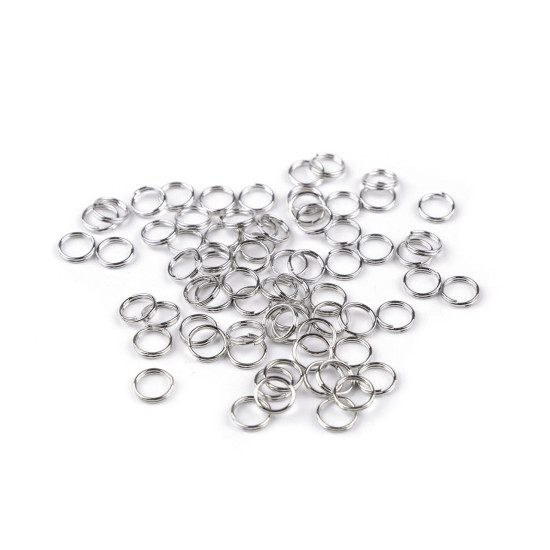Inele chei ø8 mm - Nichel negru (20 Grame) Inele chei ø8 mm - Nichel negru (20 Grame)