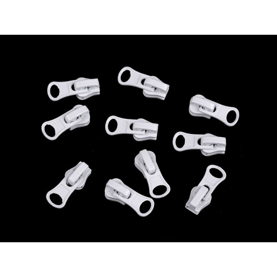 Coursor pentru fermoare plastic nr 3 - Gri neutral (50 Bucăți) Coursor pentru fermoare plastic nr 3 - Gri neutral (50 Bucăți)