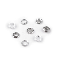 Capse metalice roland baby ø10 mm - Alb (2000 Seturi)
