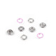 Capse metalice roland baby ø10 mm - Alb (2000 Seturi)