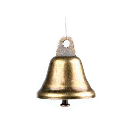 Clopotel metalic ø30 mm - Alamă antică (10 Bucăți)