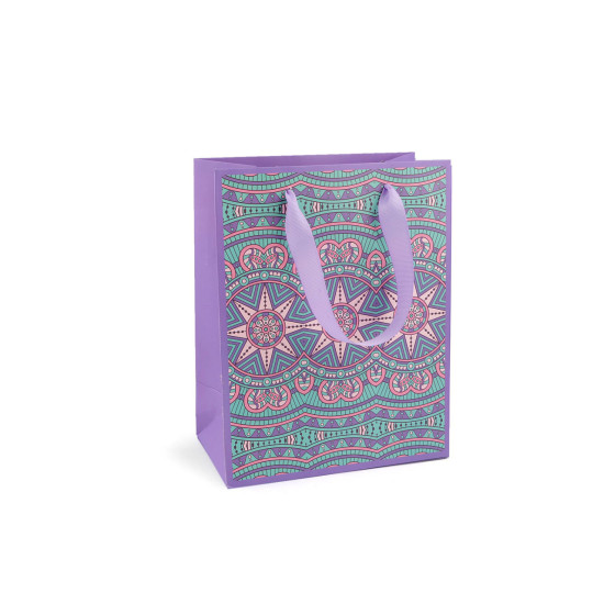 Sacosa cadou mandala - Albastru azur (12 Bucăți) Sacosa cadou mandala - Albastru azur (12 Bucăți)