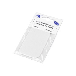 Aplicatii termoadezive 7,6x4,9 cm - Alb (1 Sac)