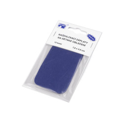 Aplicatii termoadezive 7,6x4,9 cm - Albastru delta (1 Sac)